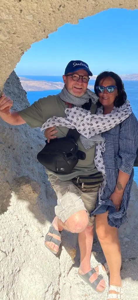 Mery e Franco, titolari dell’allevamento Dea & Blu